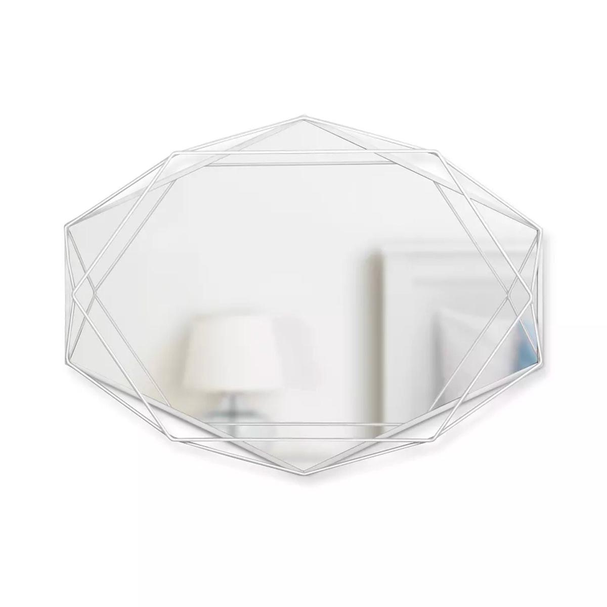 Umbra Prisma wall mirror, white