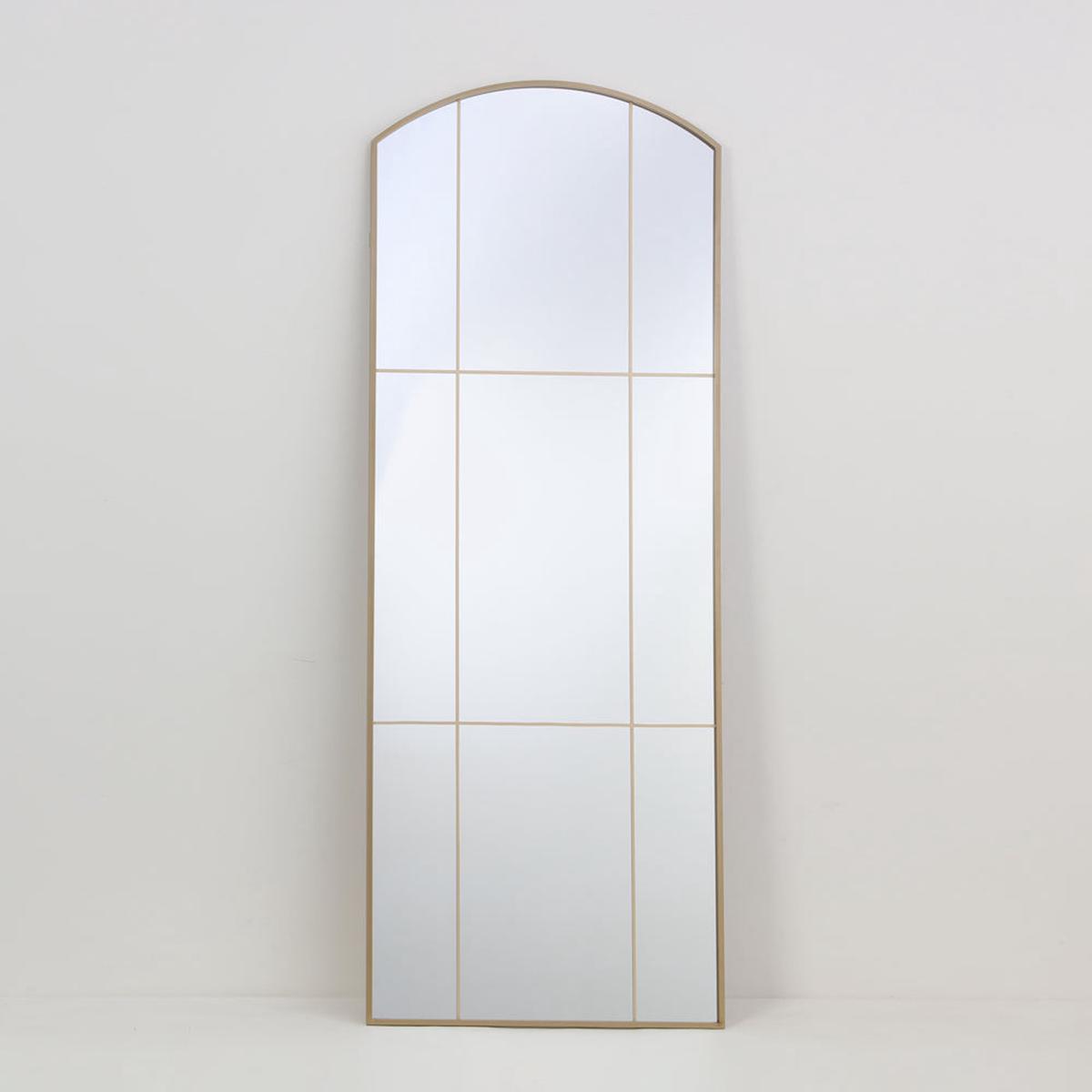 Alumin Full Length Framed Mirror | Brass Finish, 60 x 160 cm