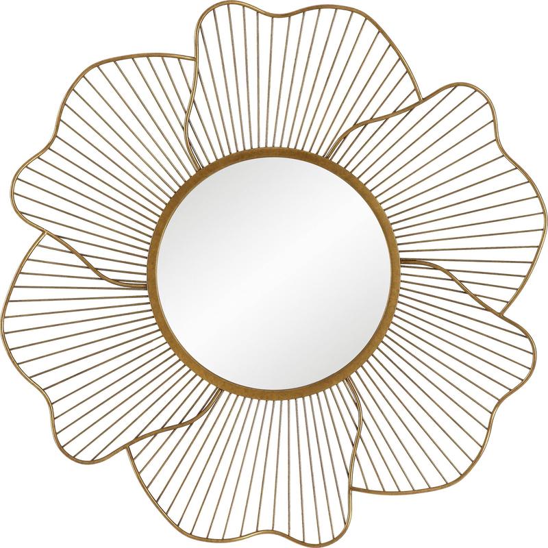 Blossom Gold Floral Mirror | Uttermost