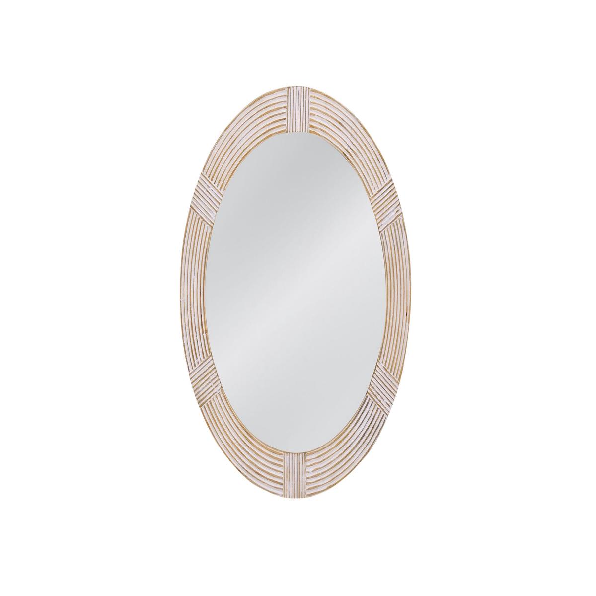 Brockton - Wall Mirror - White Wash