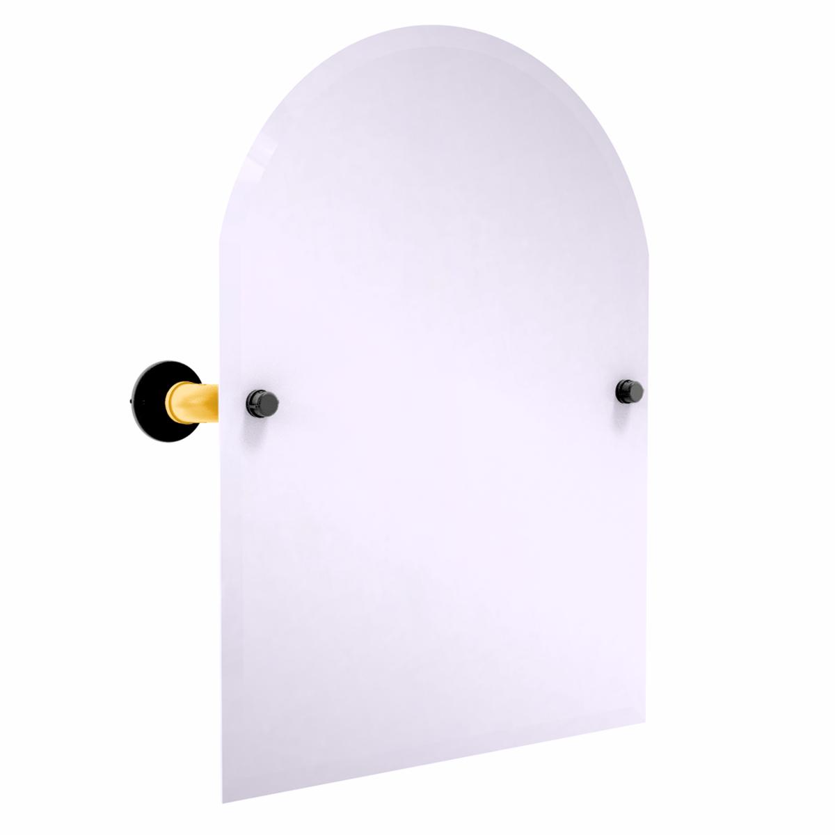 Slapshot Collection Frameless Arched Top Wall Mounted Tilt Mirror Boston Edition