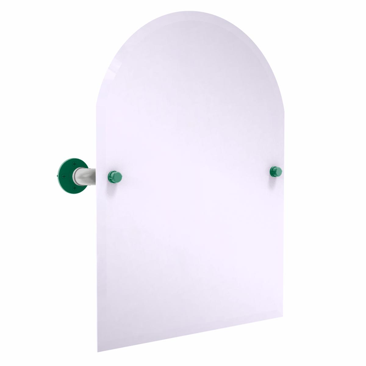 Slapshot Collection Frameless Arched Top Wall Mounted Tilt Mirror Dallas Edition