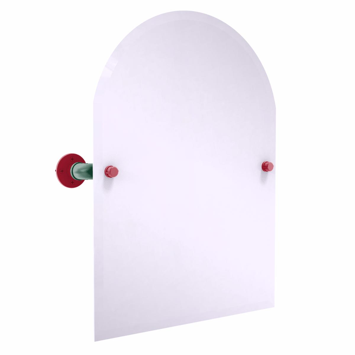 Slapshot Collection Frameless Arched Top Wall Mounted Tilt Mirror Minnesota Edition