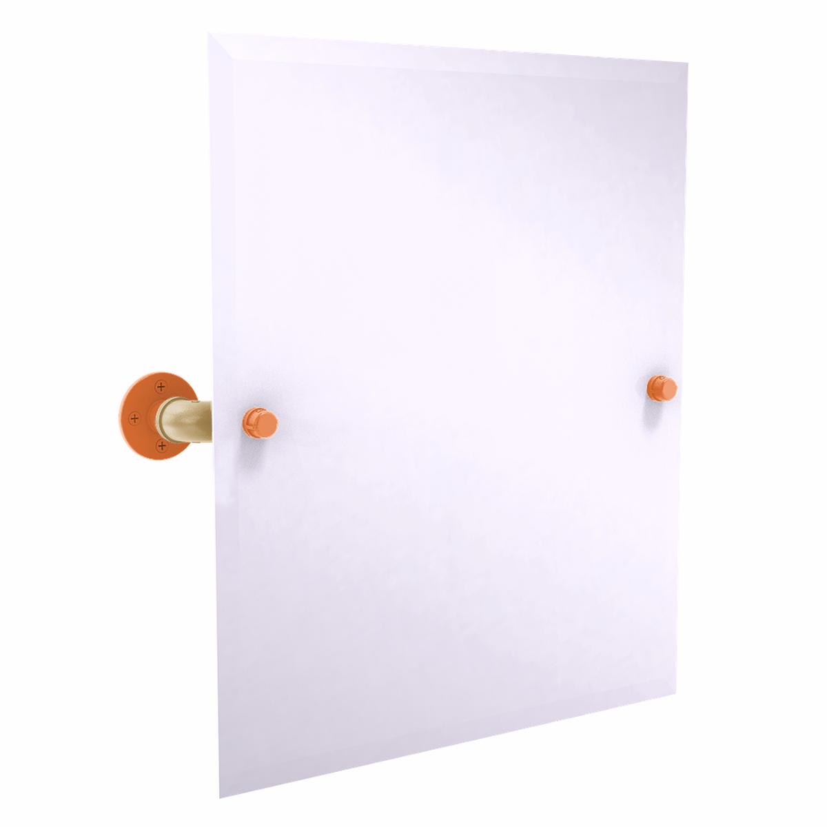 Slapshot Collection Frameless Rectangular Wall Mounted Tilt Mirror Anaheim Edition