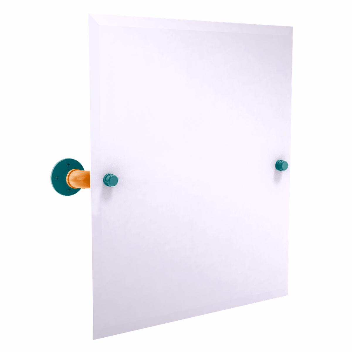 Slapshot Collection Frameless Rectangular Wall Mounted Tilt Mirror San Jose Edition