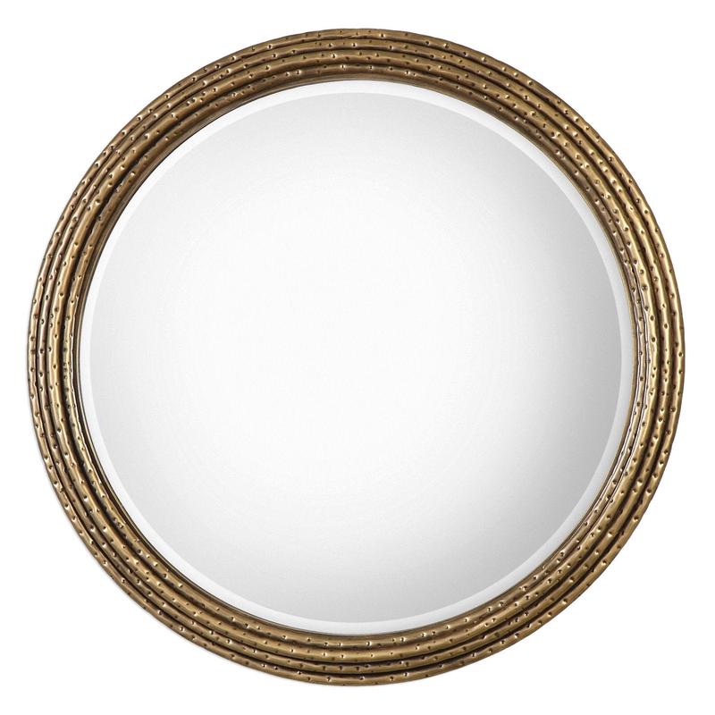 Spera Round Gold Mirror | Uttermost