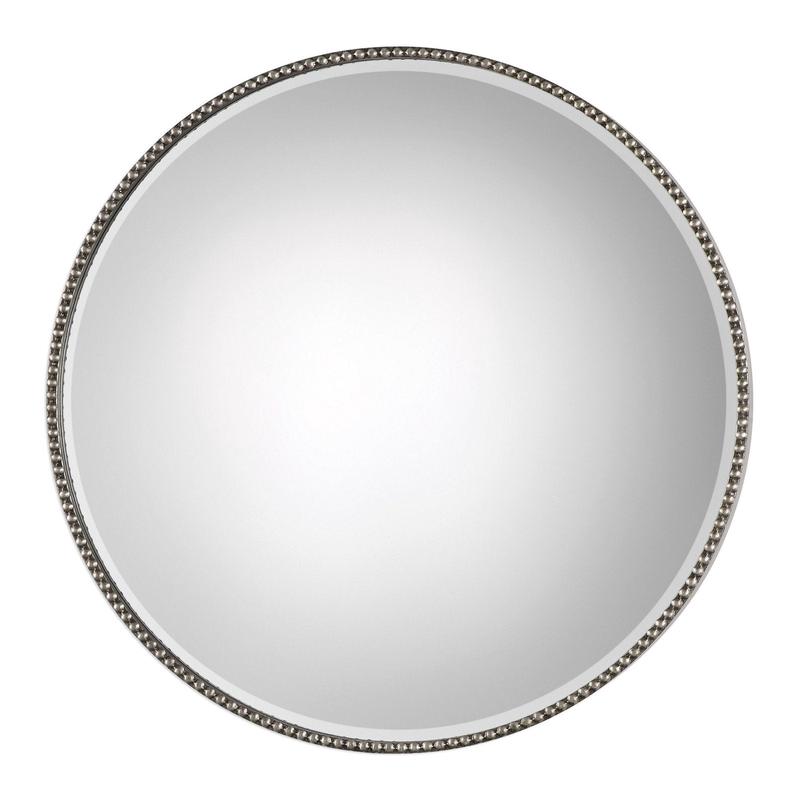 Stefania Beaded Round Mirror | Uttermost