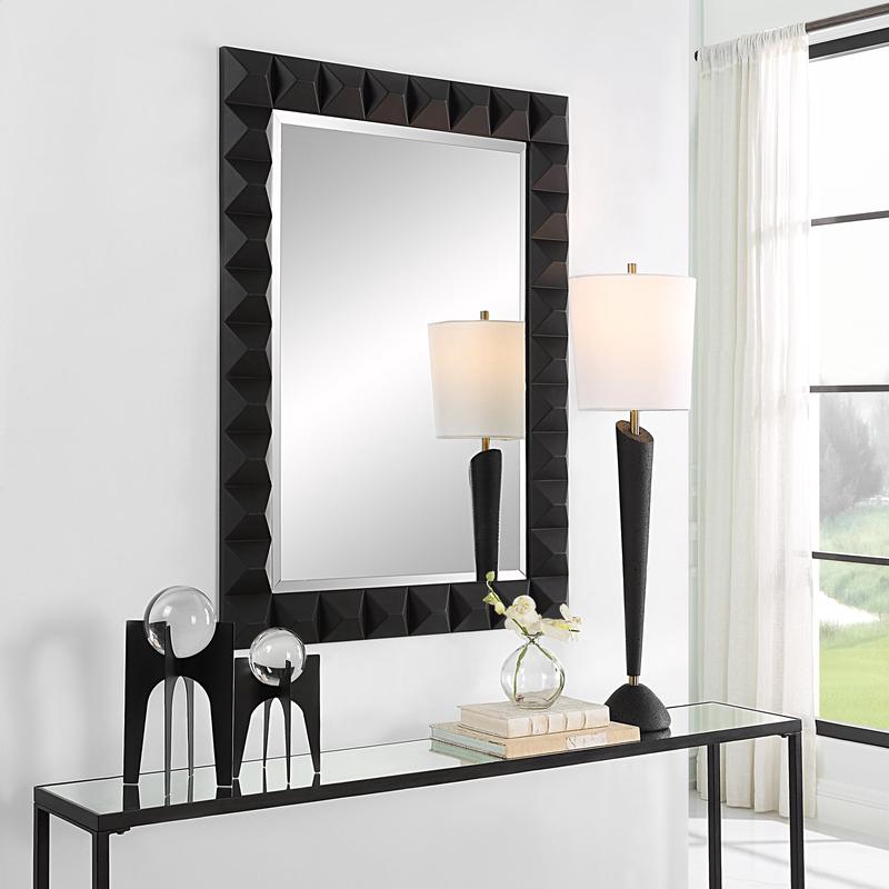 Studded Black Mirror 09941 | Uttermost