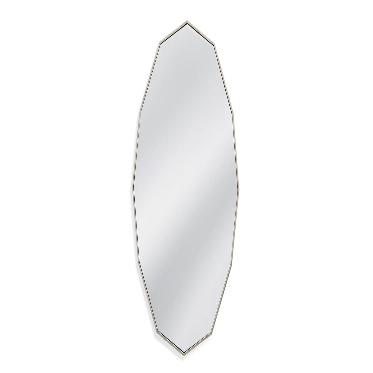 Turning - Leaf Wall Mirror - Silver