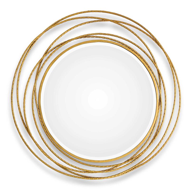 Whirlwind - Round Mirror