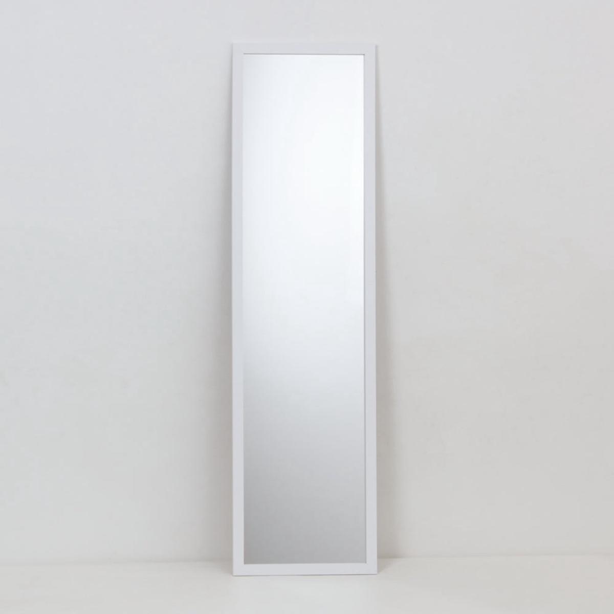 White Door Hanging Full-Length Rectangular Mirror | 30 x 120cm