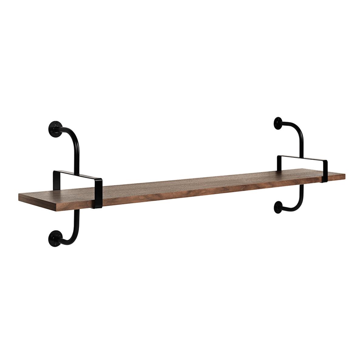 Demon Shelf - American Walnut | 1 Shelf / 2 Brackets | 61.02" L (155cm)