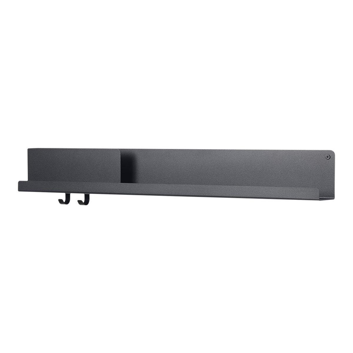 Folded Shelves - Black | 37.75" W x 5" H