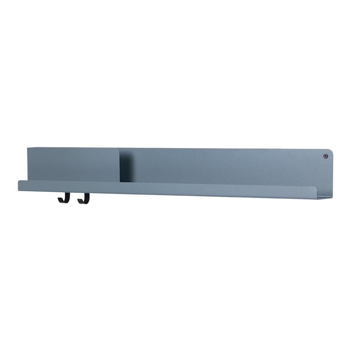 Folded Shelves - Muuto Blue-Grey | 37.75" W x 5" H