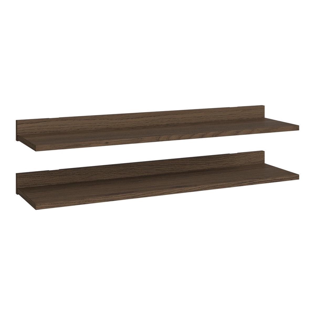 Kari Shelf - 2 pcs. | Dark Oiled Oak | 35.4" L