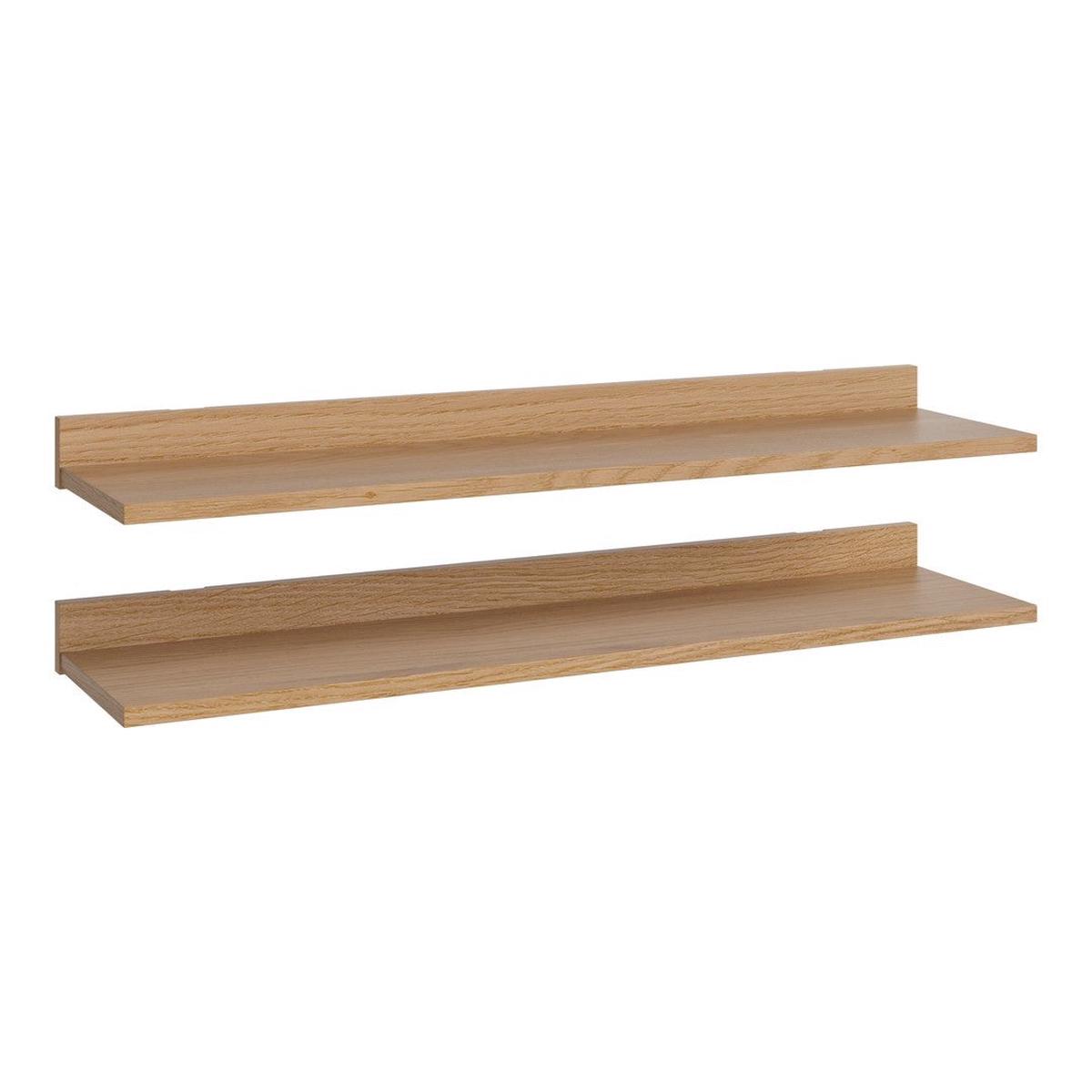 Kari Shelf - 2 pcs. | Oiled Oak | 35.4" L