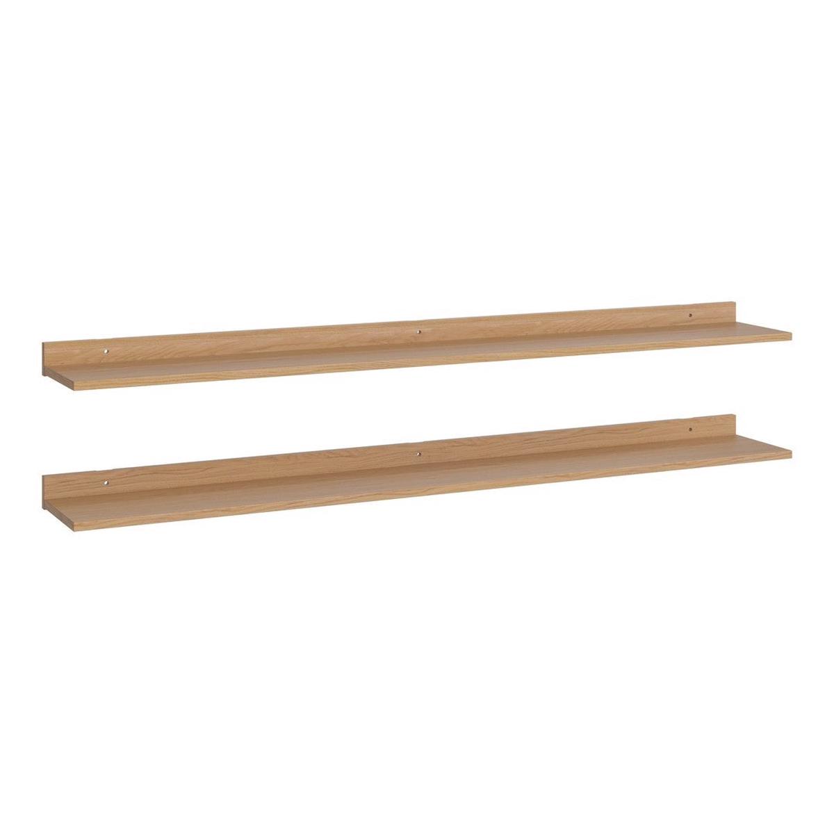 Kari Shelf - 2 pcs. | Oiled Oak | 61.7" L