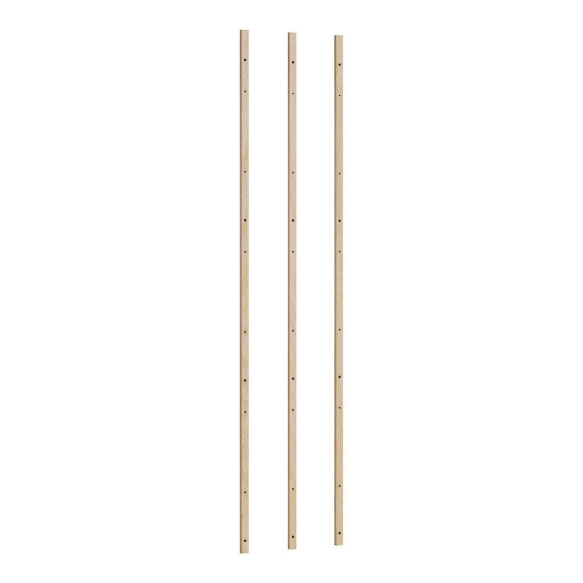 Kari Wall Mount - 3 pcs. | White Pigmented Oiled Oak | 82.7" H