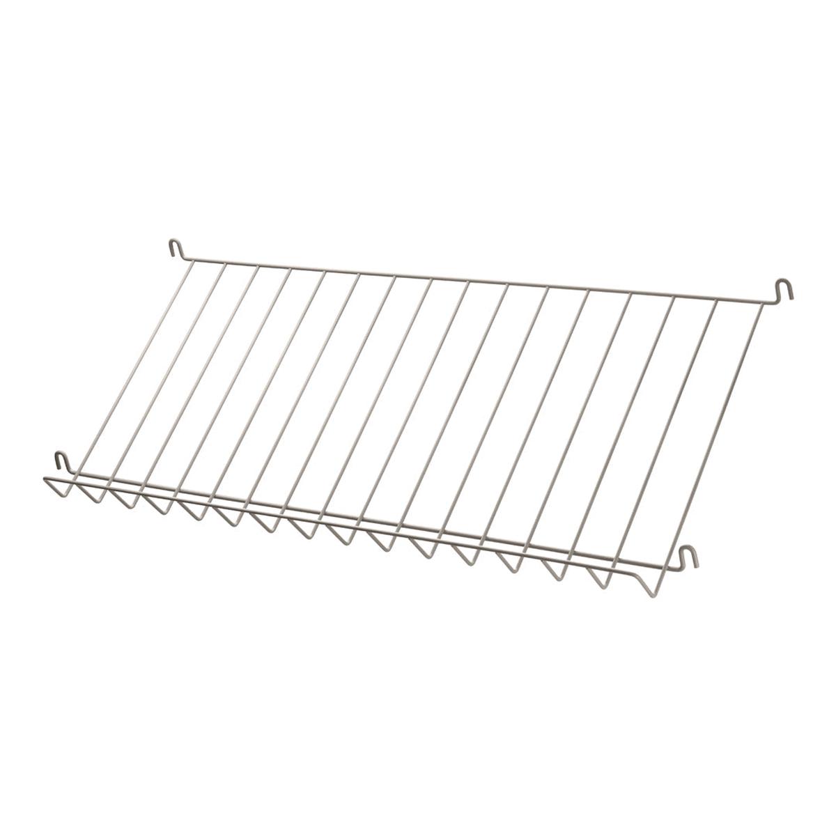Magazine Shelf - Beige Powder-Coated Steel