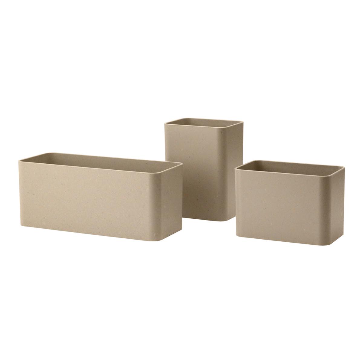 Organizers One - Set of 3 - Beige PP