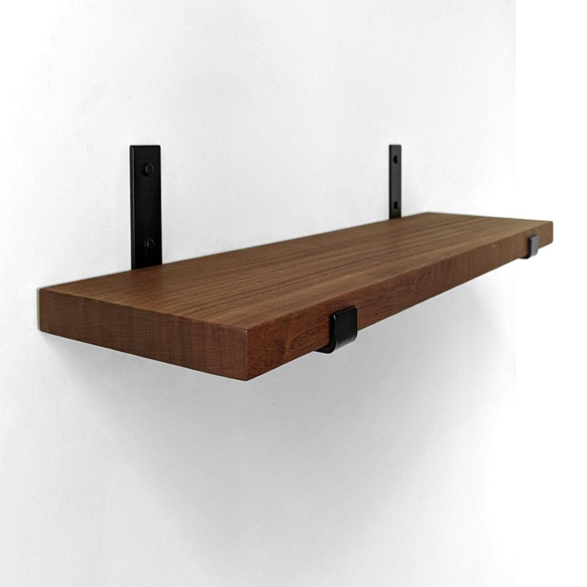 Wood Shelf - Mahogany Board for J Brackets (Shelf Only) - 9 1/4" | 72"