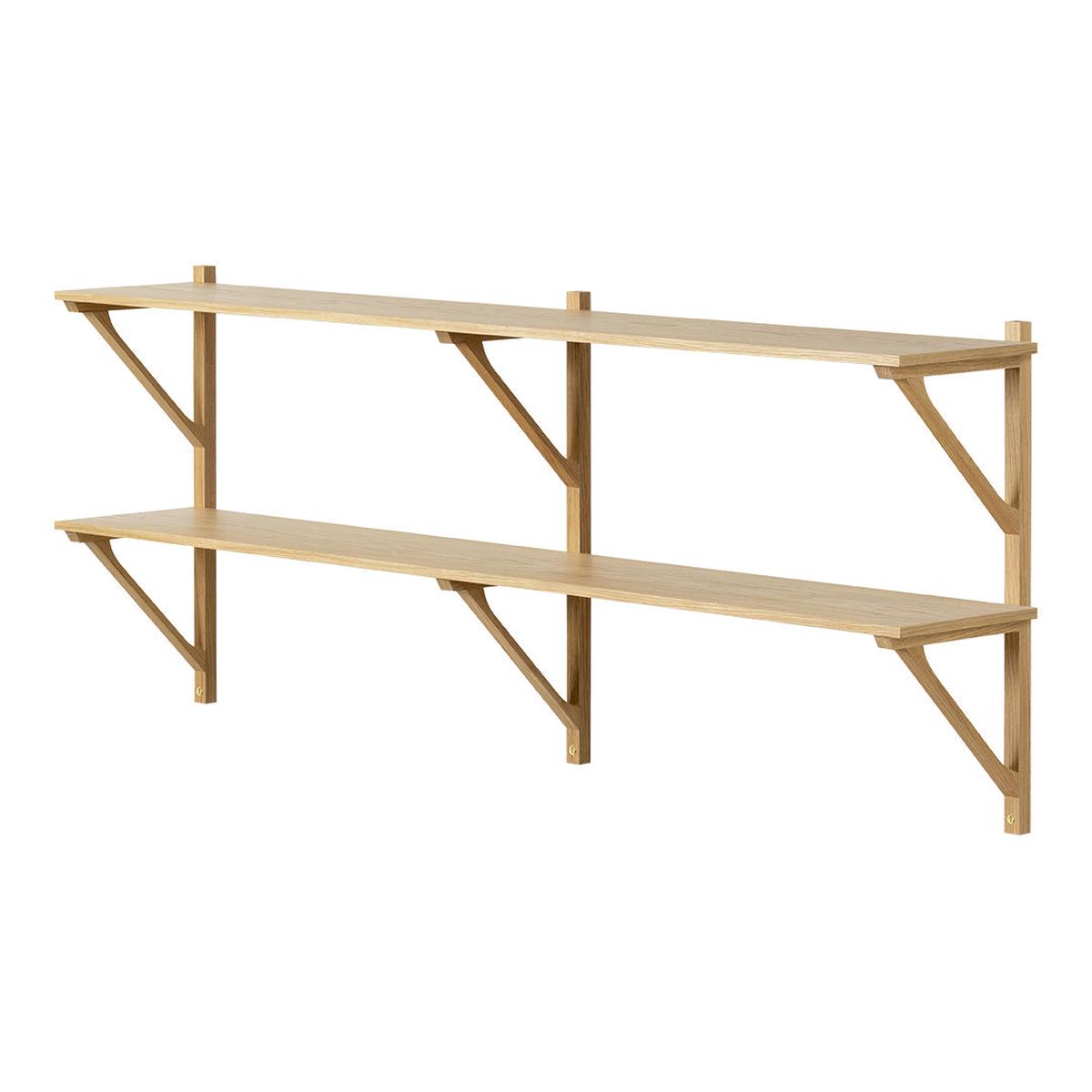 BM29 Shelf - 2-Wide - Oak - Lacquered