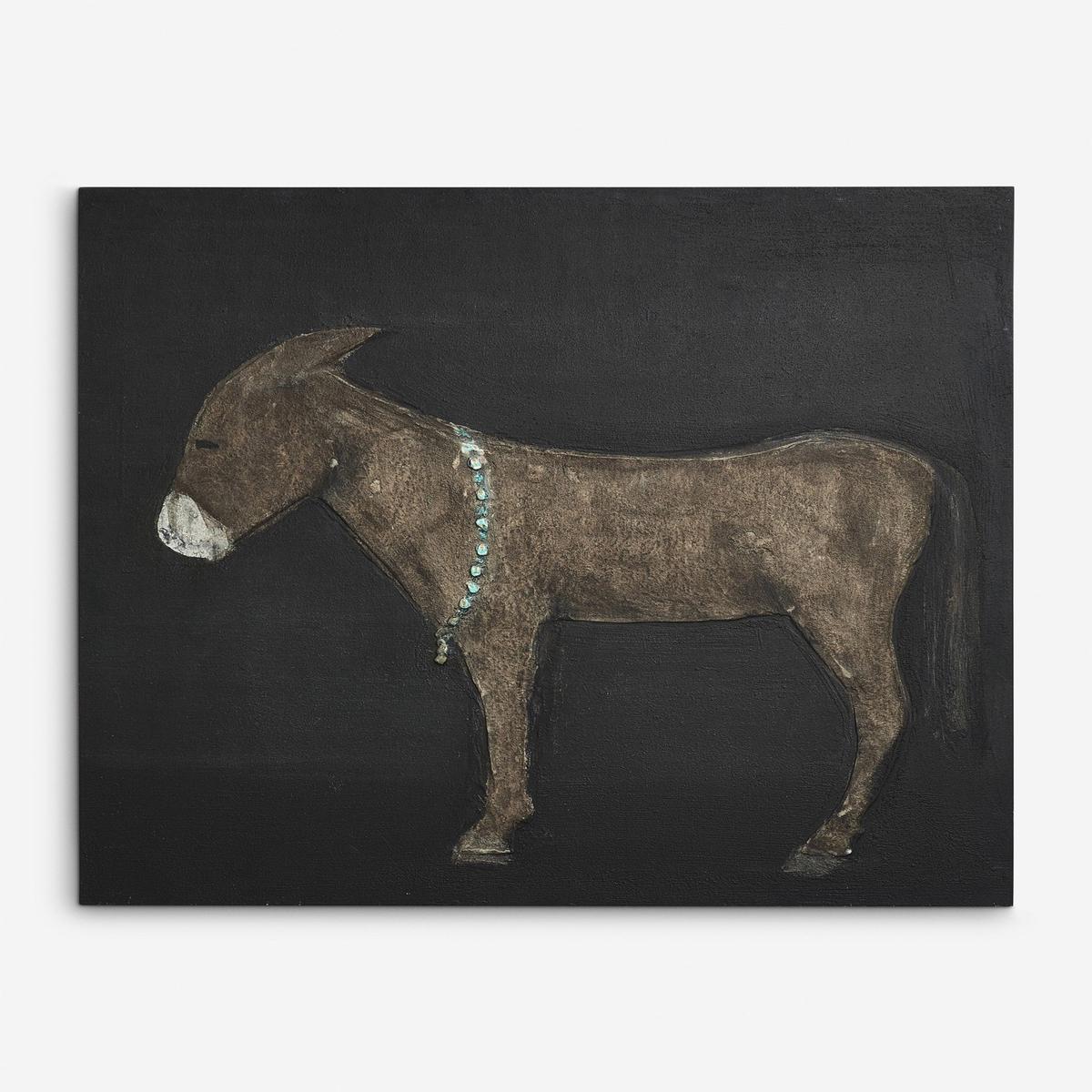 Burro Noche Wall Art by Paul Meyer - 24" x 24"