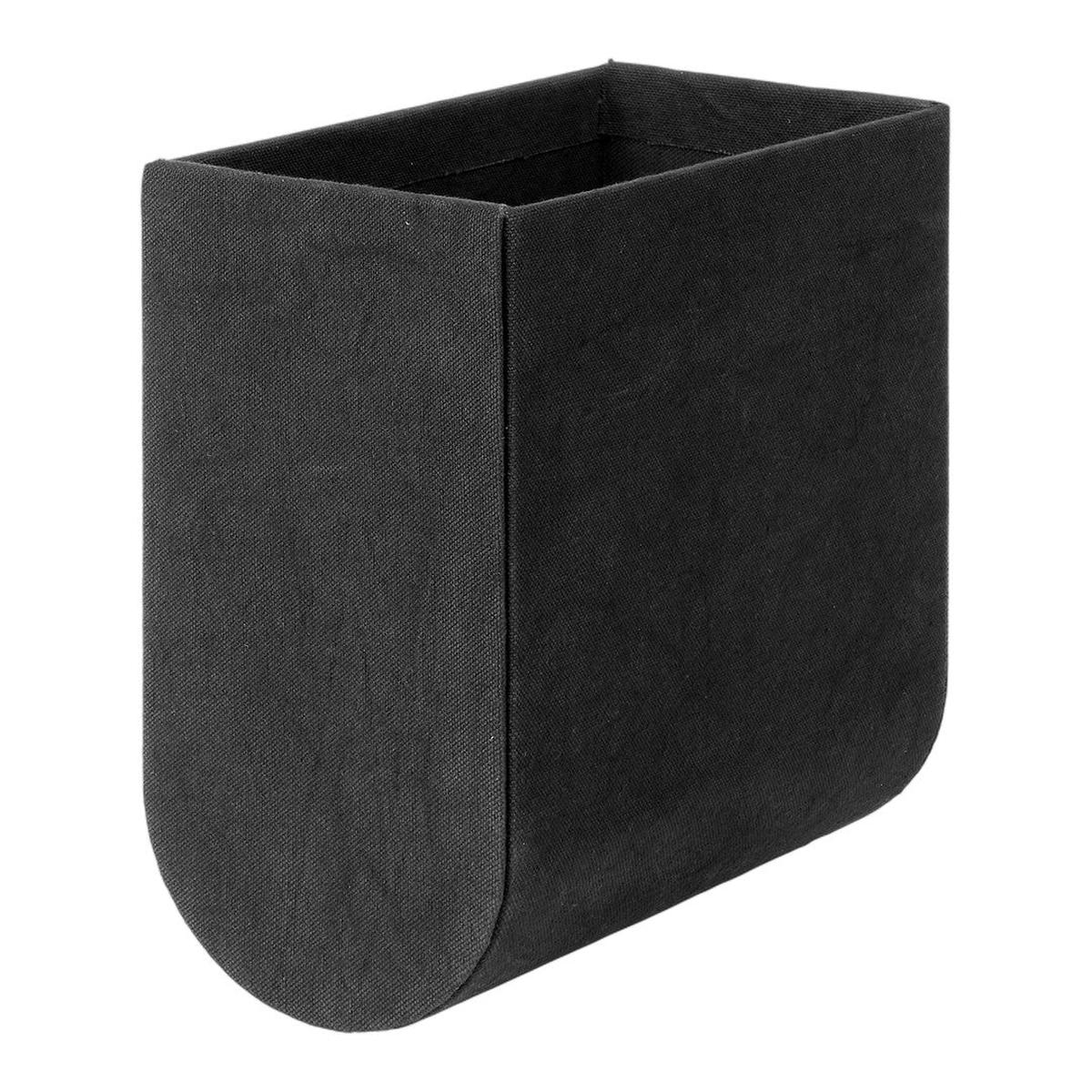 Curved Wall Shelf Box - Black
