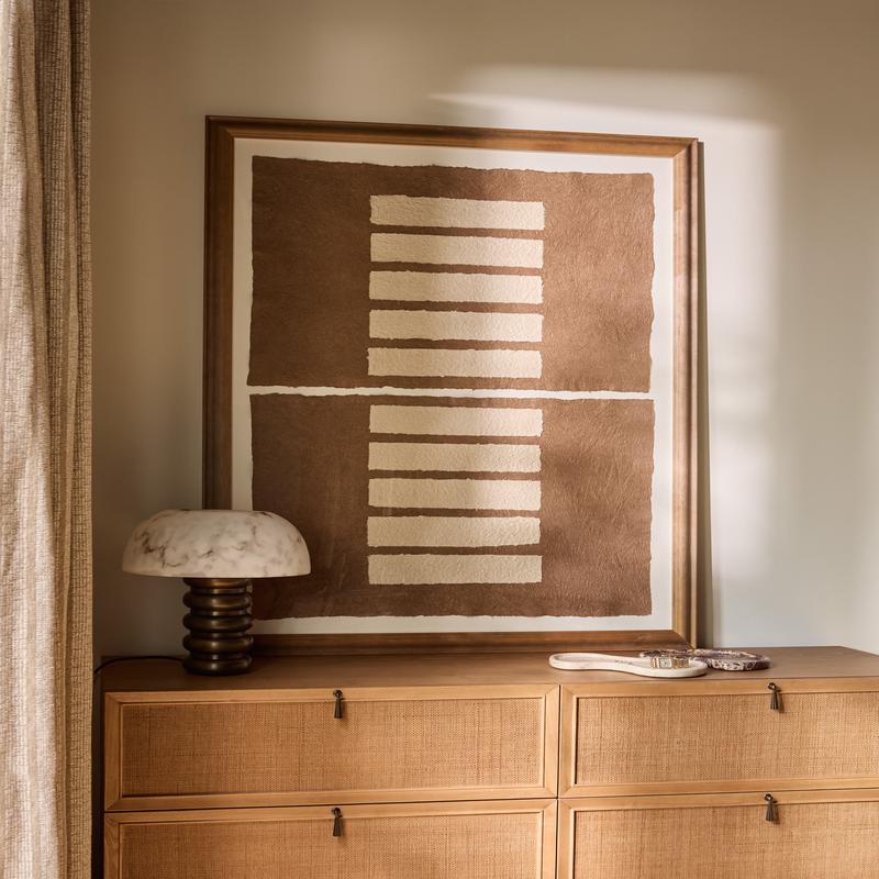 Deimos Diptych Wall Art by Visual Contrast Taupe