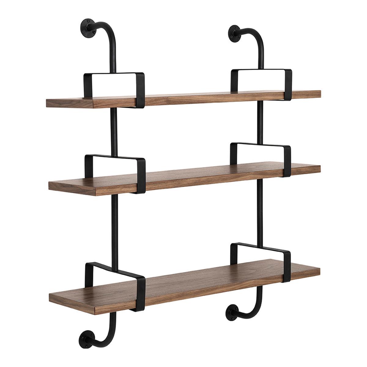 Demon Shelf - American Walnut | 3 Shelves / 2 Brackets | 37.4" L (95cm)