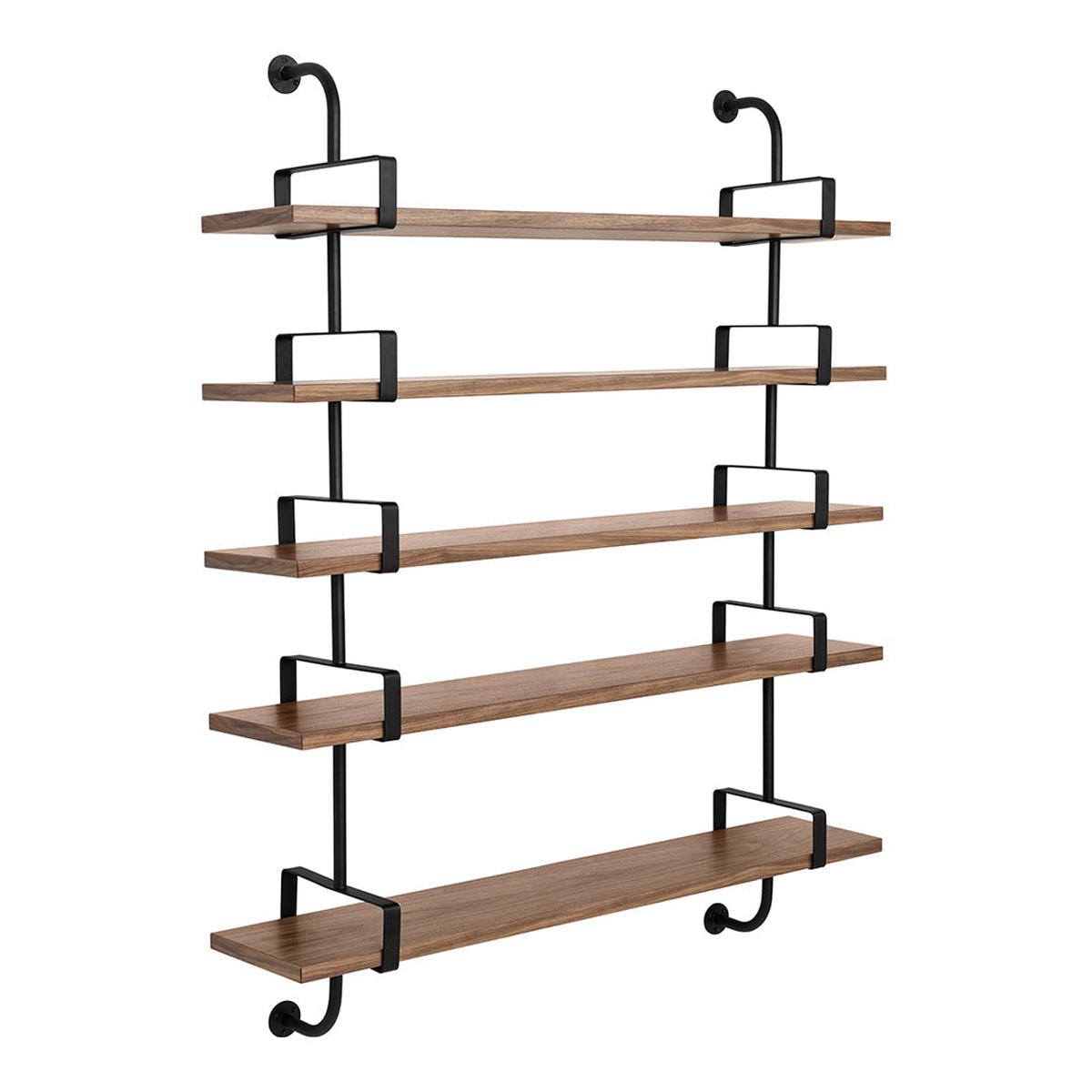Demon Shelf - American Walnut | 5 Shelves / 2 Brackets | 61.02" L (155cm)