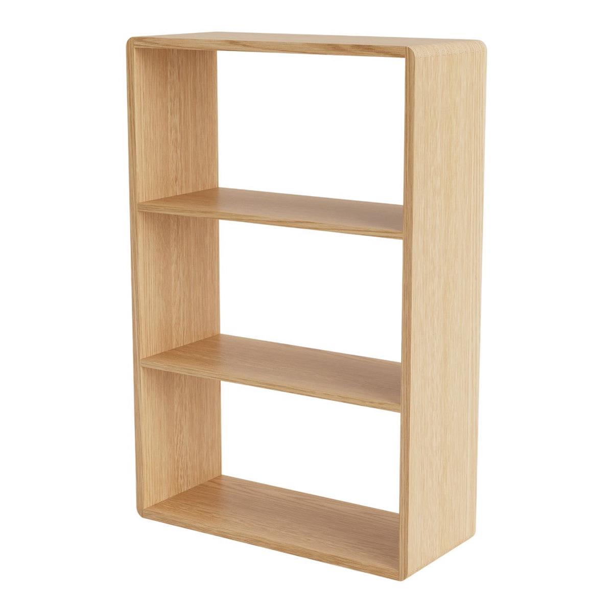 Eik Oak Shelves - Medium: 23.6" W x 9.4" D x 35.8" H