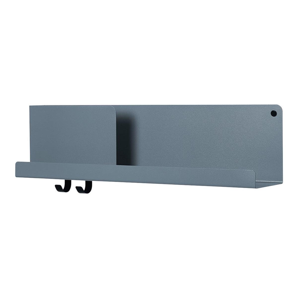 Folded Shelves - Muuto Blue-Grey | 24.75" W x 6.5" H