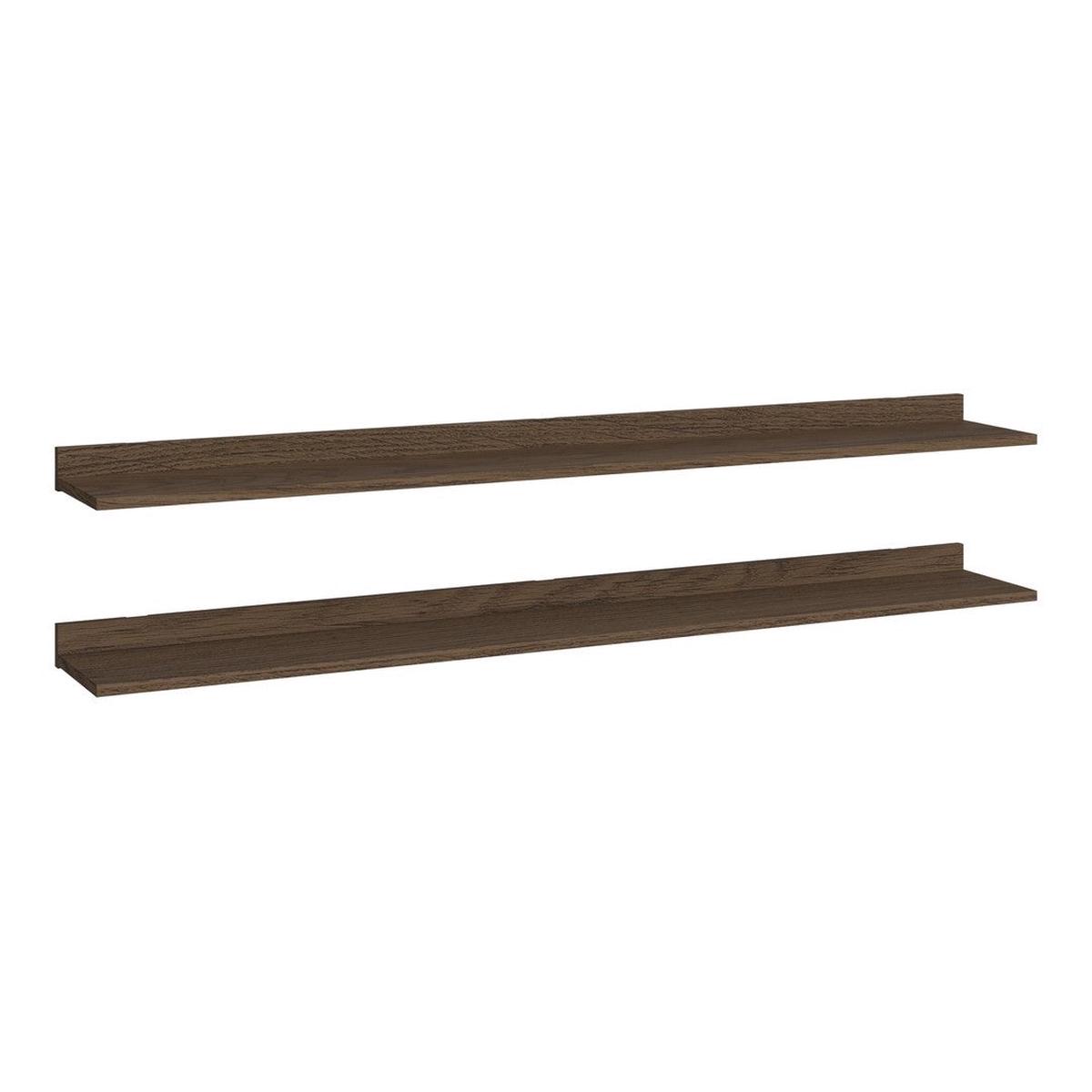 Kari Shelf - 2 pcs. | Dark Oiled Oak | 61.7" L