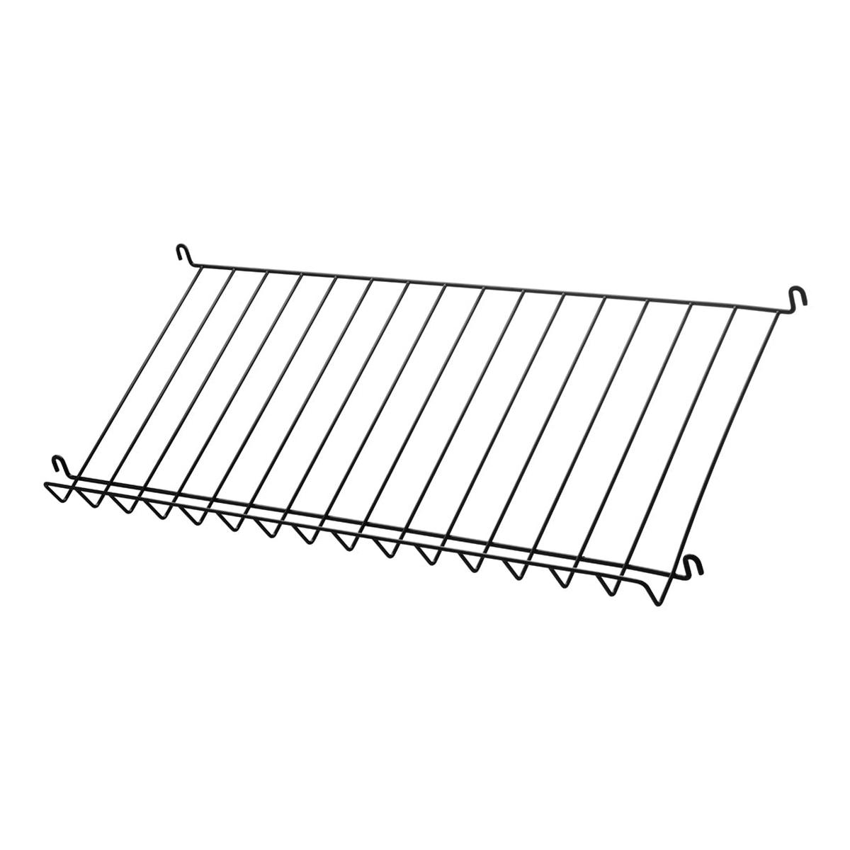 Magazine Shelf - Black Powder-Coated Steel