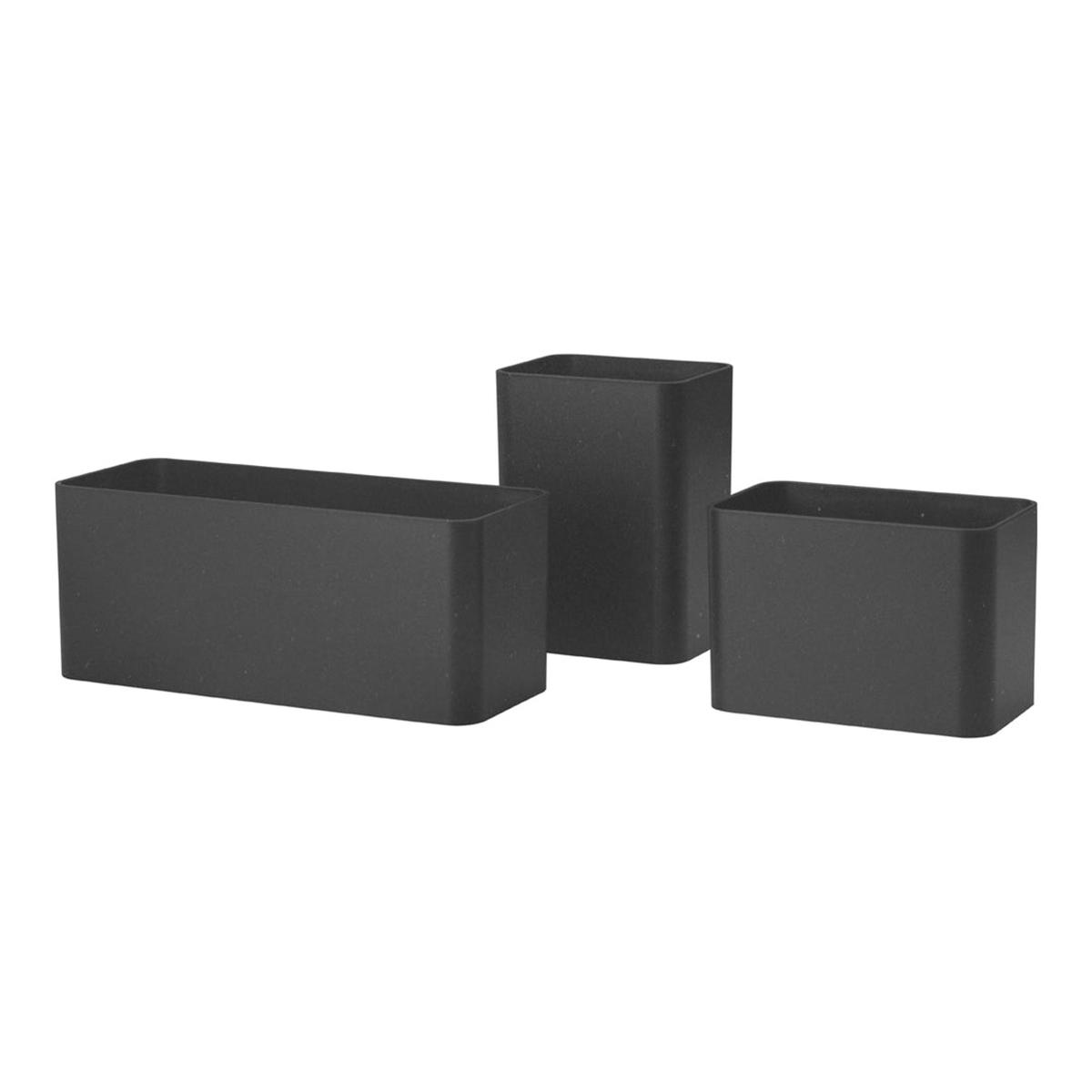 Organizers One - Set of 3 - Black PP
