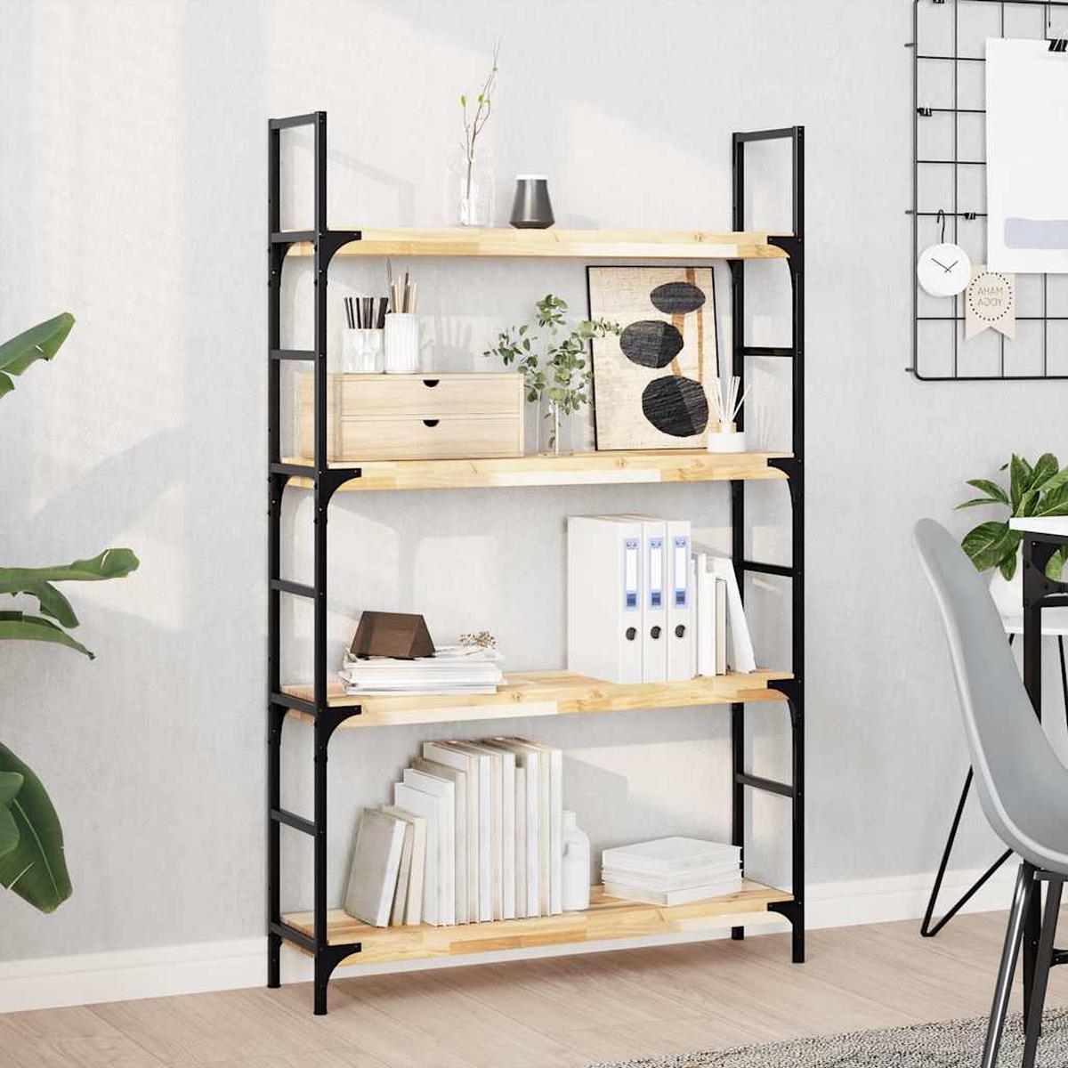 vidaXL Floating Shelves 2 pcs 100x20x4 cm Untreated Solid Wood Acacia