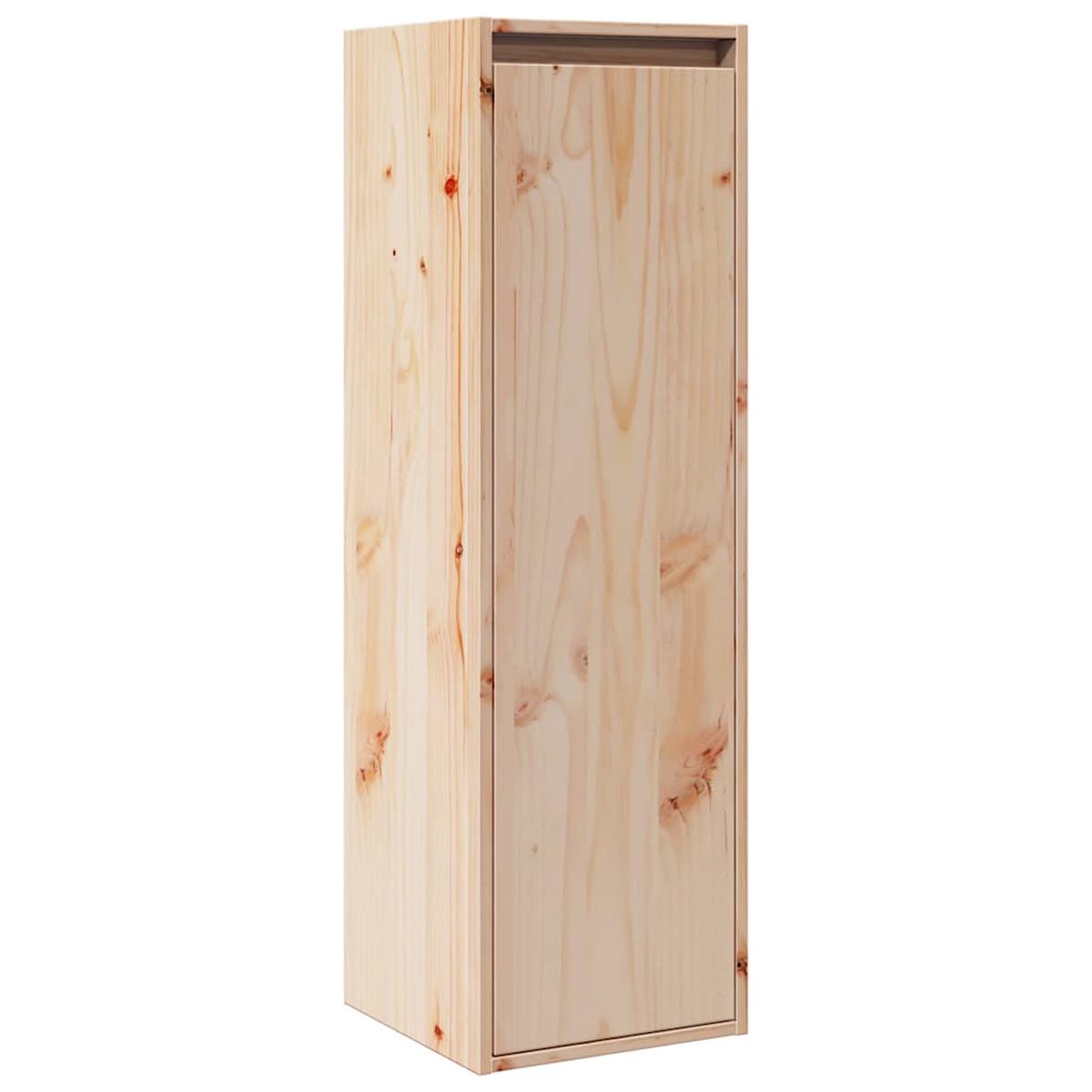 vidaXL Wall Cabinet 30x30x100 cm Solid Pinewood