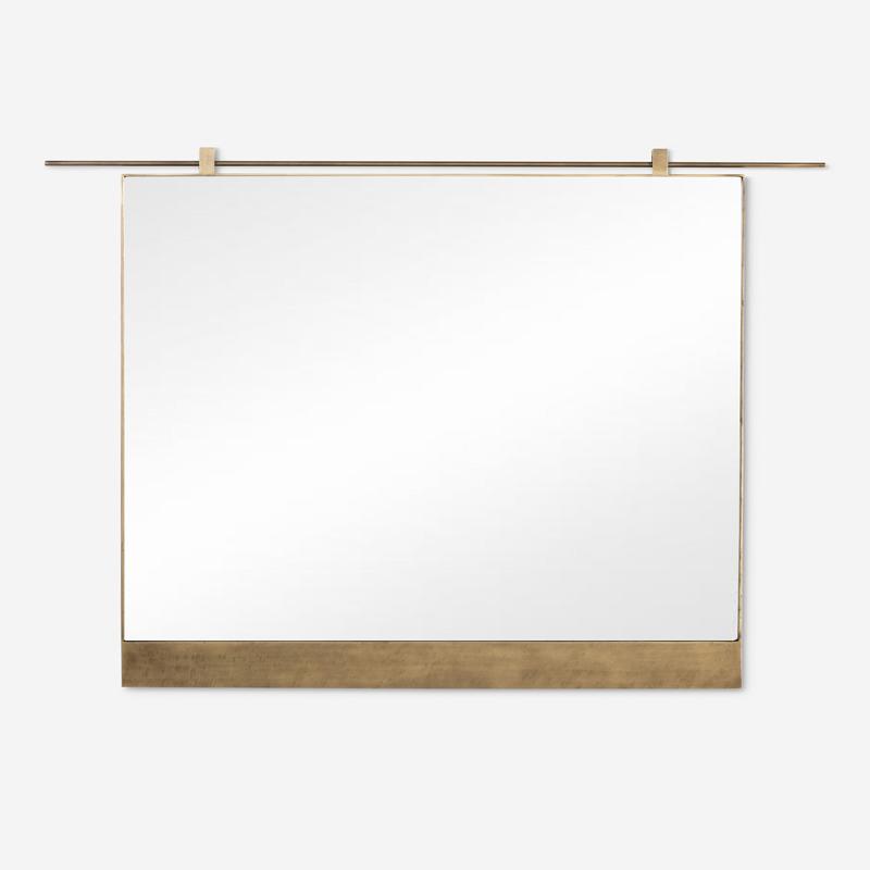 Vitale Mirror Antique Iron Large