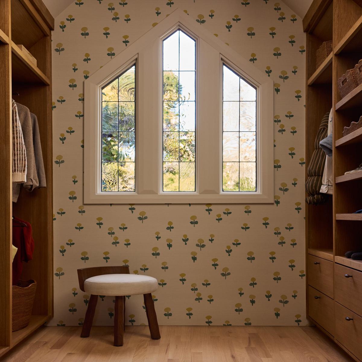 Voi Grasscloth Wallpaper by Sarah Sherman Samuel