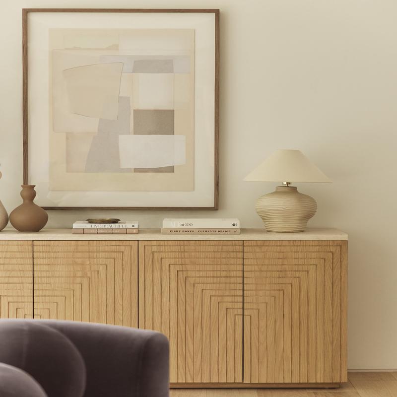 Abundant Wall Art by Amy Berlin Blue 36 x 48