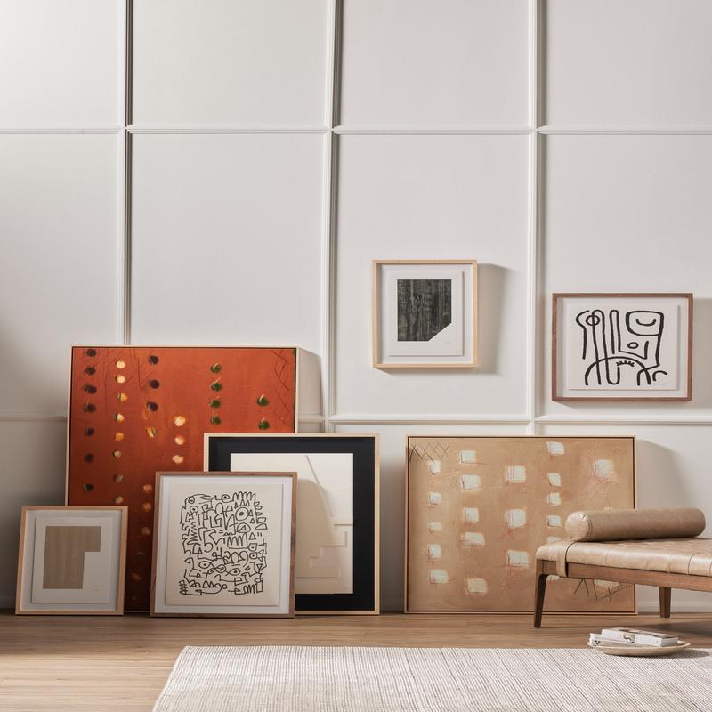 X Spot Rust Wall Art by Jamie Beckwith 60 x 40