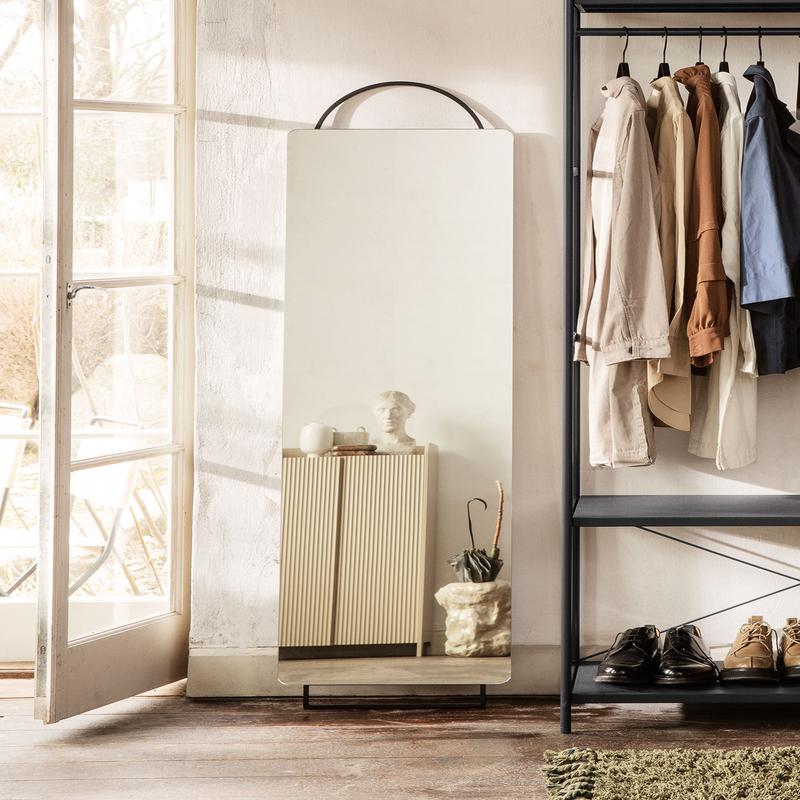 Adorn Full Length Mirror by Ferm Living Black