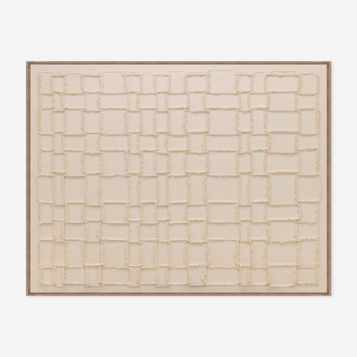 All Torn Up Square Wall Art by Danielle Davis - Natural | 30" x 30"