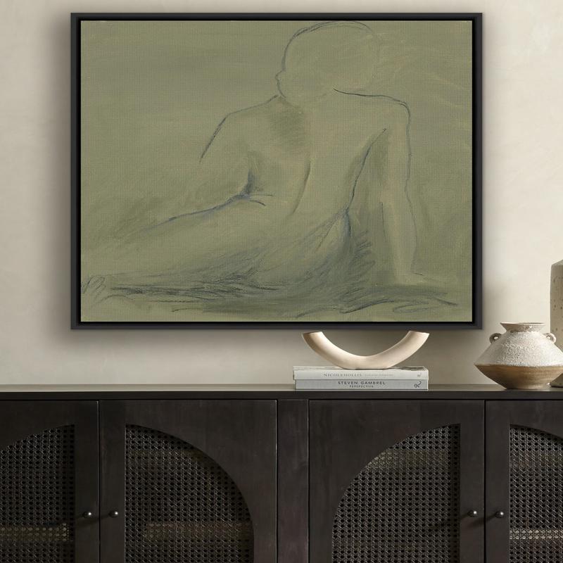 Woman At Rest II Wall Art by Melody McMunn 48 x 48