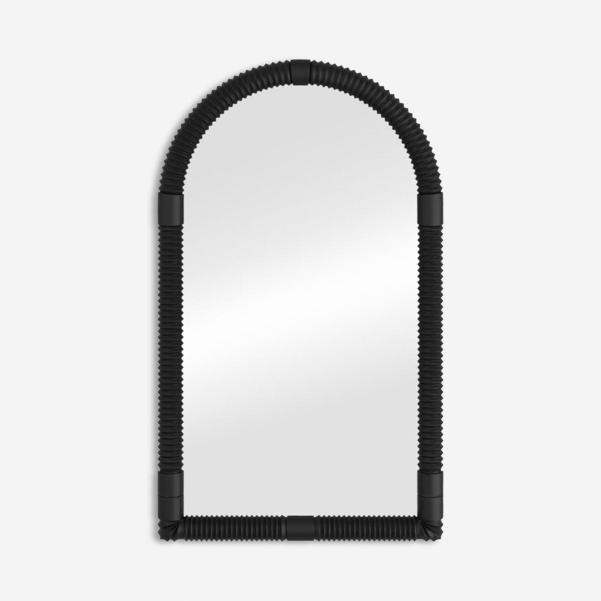 Abruzzo Floor Mirror by Arteriors - Black