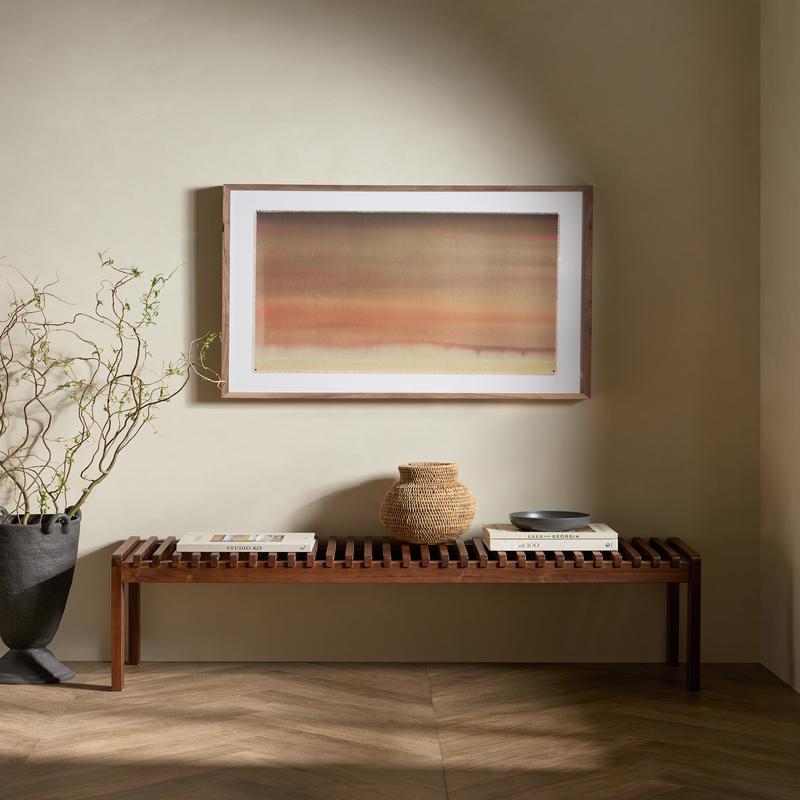 Abstract Ombre 04 Wall Art by Roseanne Kenny Red 40 x 30