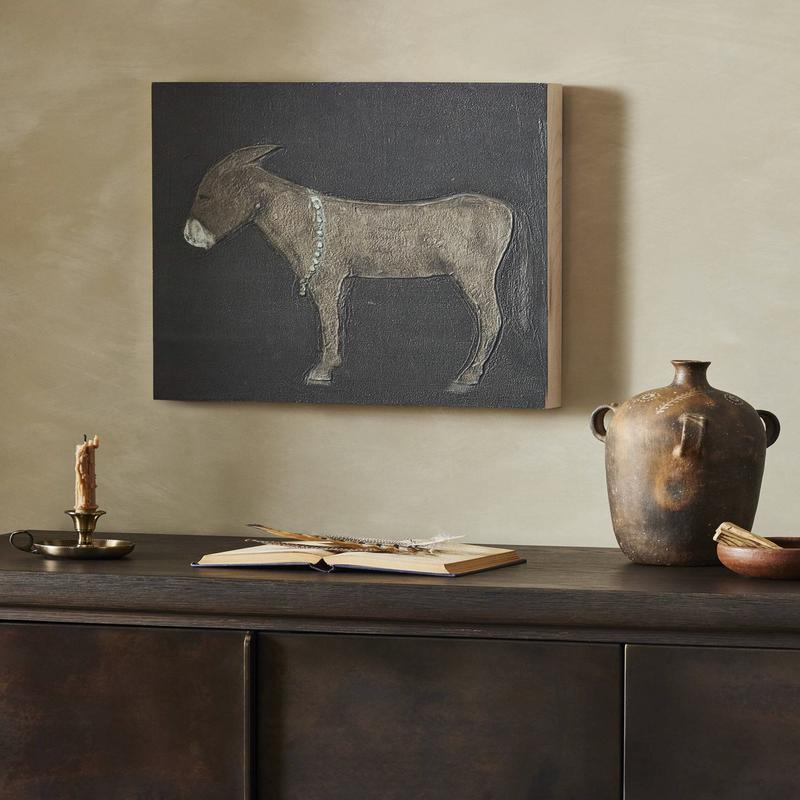 Burro Noche Wall Art by Paul Meyer 24 x 24