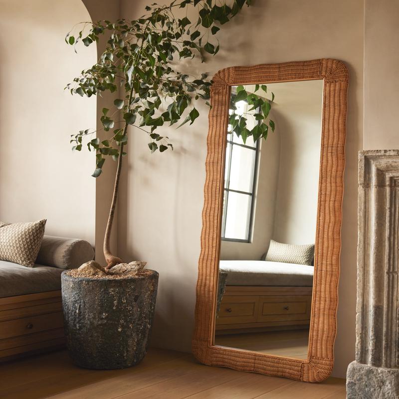 Yarely Full Length Mirror Natural