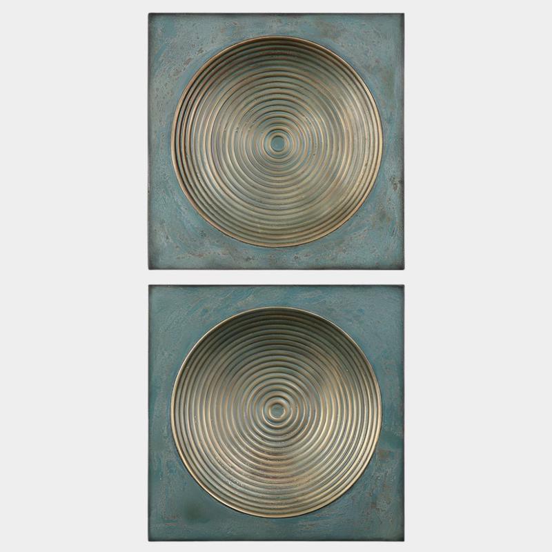 Sybil Metal Wall Decor, S/2